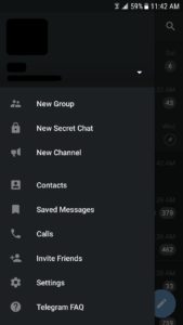 تنظیمات پروکسی تلگرام در آندروید